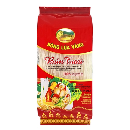 GOLDEN RICE Rice Vermicelli (Bún Tươi) 400g