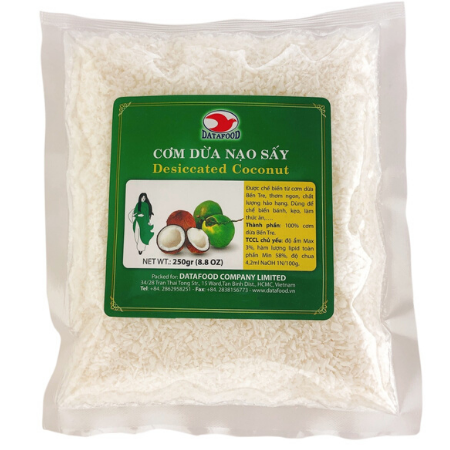 CDCG0650 - Desiccated Coconut - Com Dua Nao Say -Datafood Vietnamese food exporter