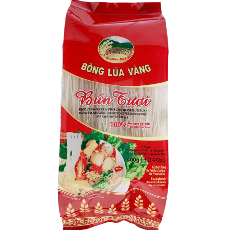 BTBV0049 - Golden Rice - Rice Vermicelli - Bong Lua Vang - Bun Tuoi - Datafood Vietnamese food exporter