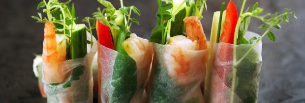 Homepage DATAFOOD Vietnamese Rice Paper Roll with prawn